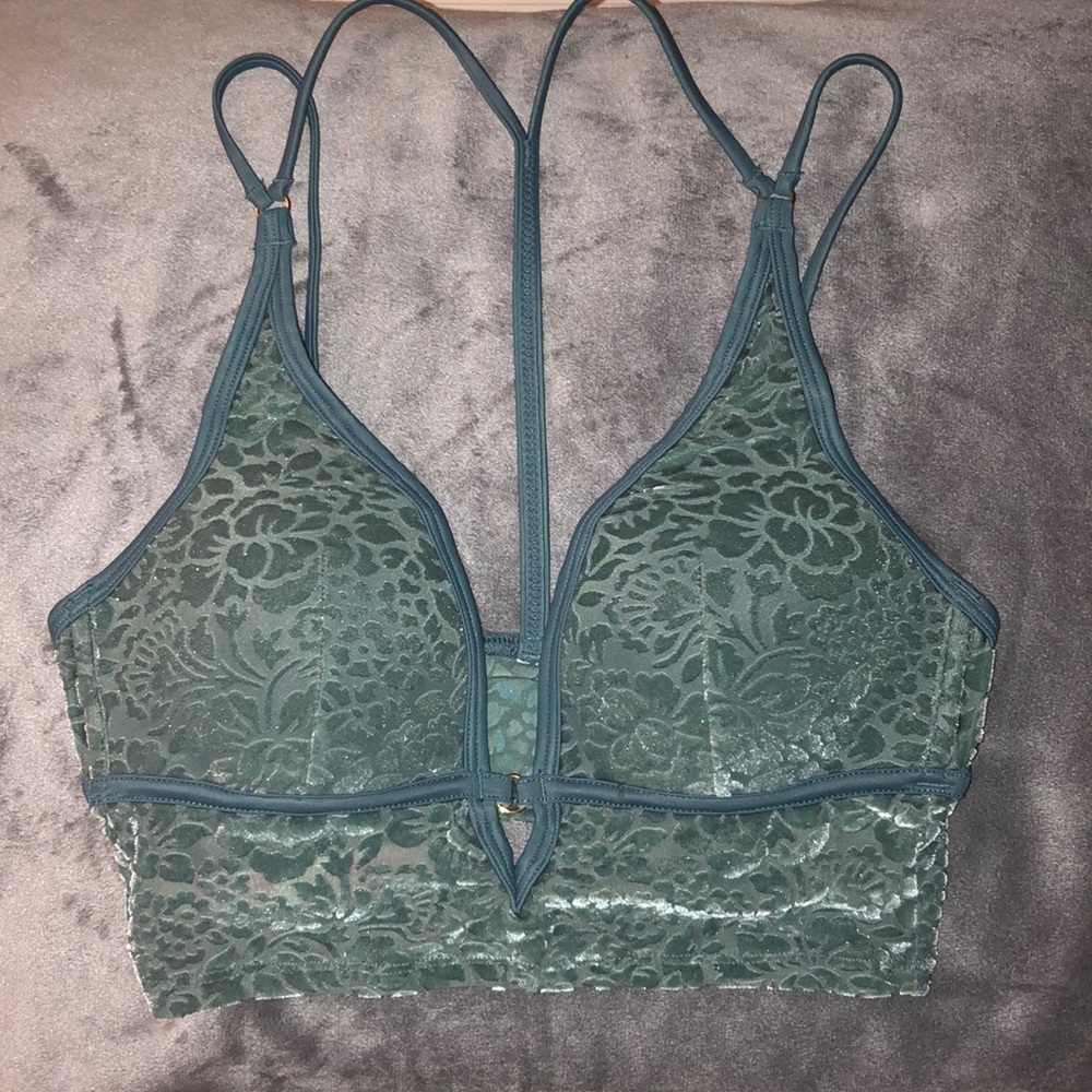 Victoria Secret Pink Teal Lace Bralette